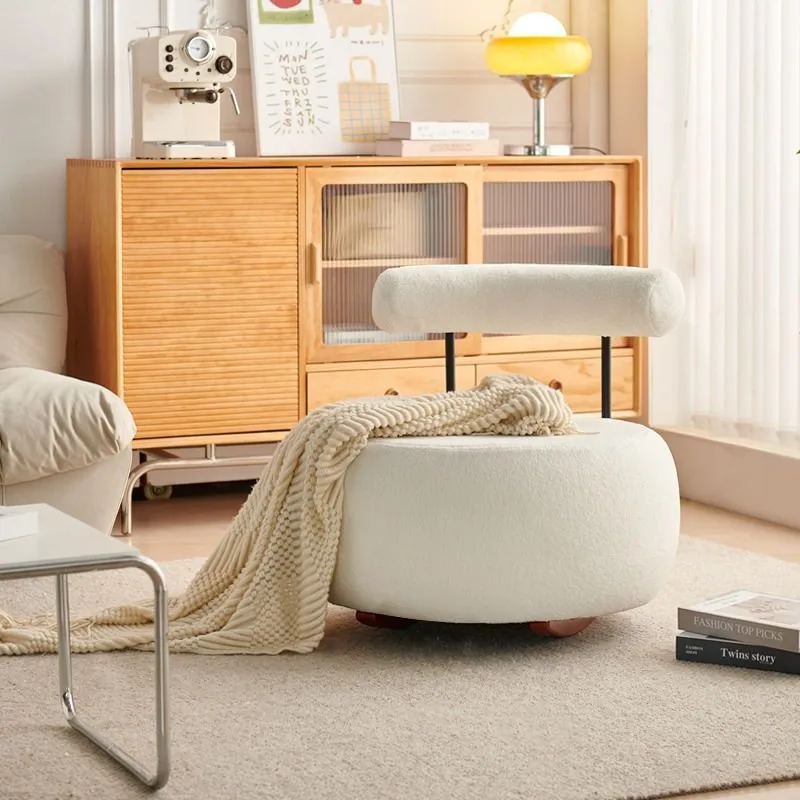 Роскошный скандинавский диван MOMO в кремовом стиле для отдыха дизайнерское