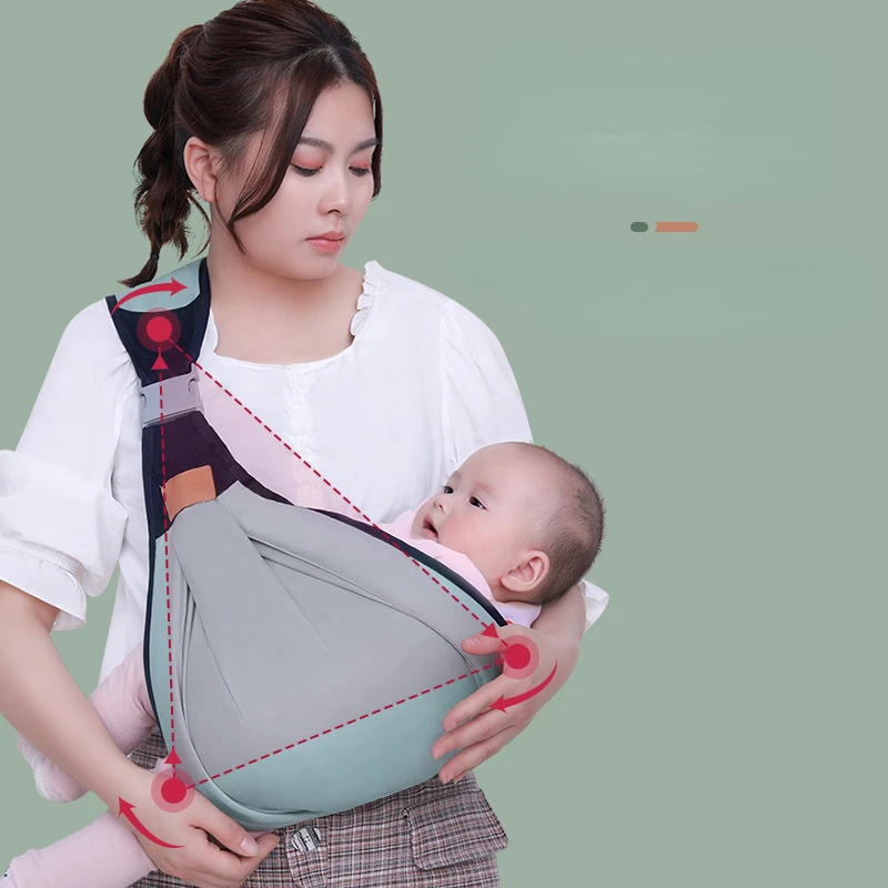 Переноска для малышей на одно плечо, Всесезонная, многофункциональная дышащая простая Талия, товары для мам и детей