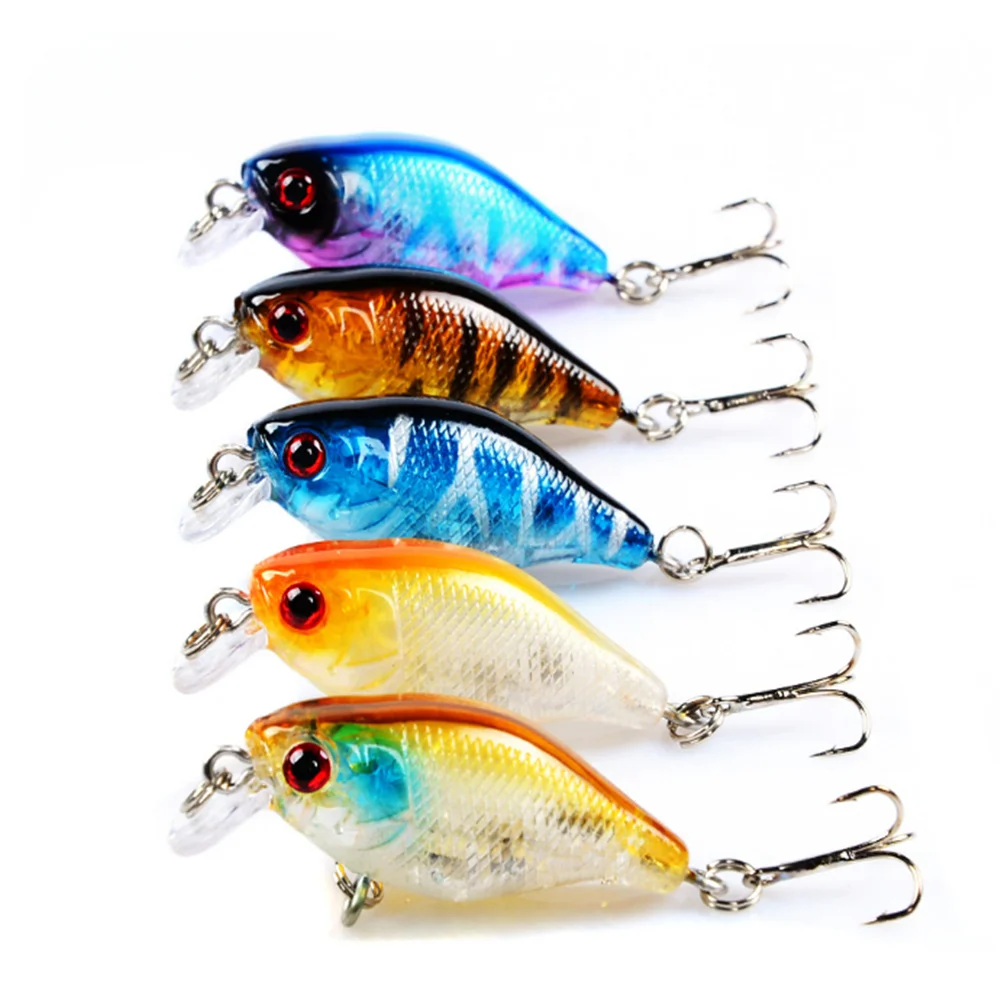 

1Pcs Mini 45mm 4.2g Floating Artificial Hard Bait Crank Fishing Lures Japan Bass Pike Fishing Tackle Wobblers Pesca Crankbait