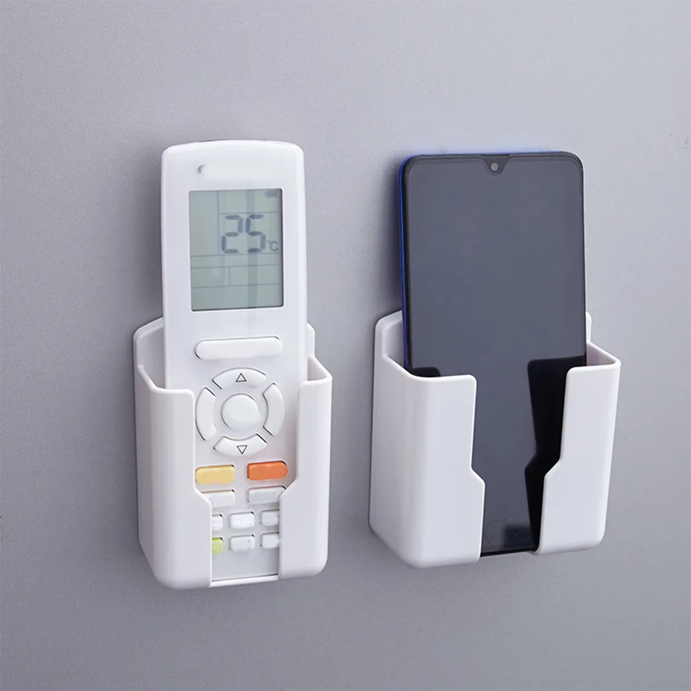 

Multifunctional Wall-mounted Storage Box Punch-free Mobile Phone Remote Control Storage Rack Holders Wall Debris Storage Holder