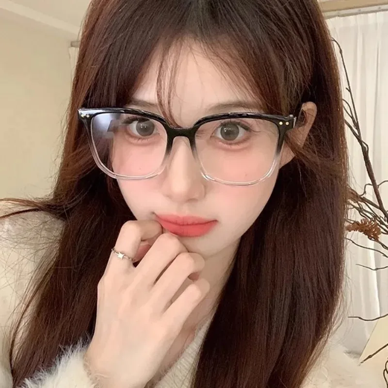 Очки в прозрачной оправе для мужчин и женщин большие квадратные повседневные