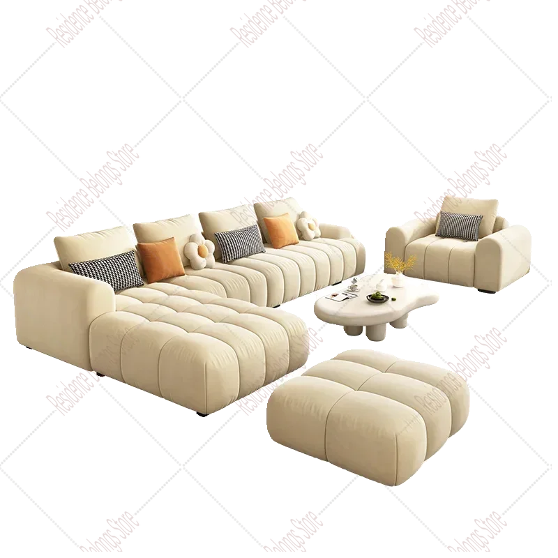 Реплика гостиная искусственная кожа многофункциональные расслабляющие