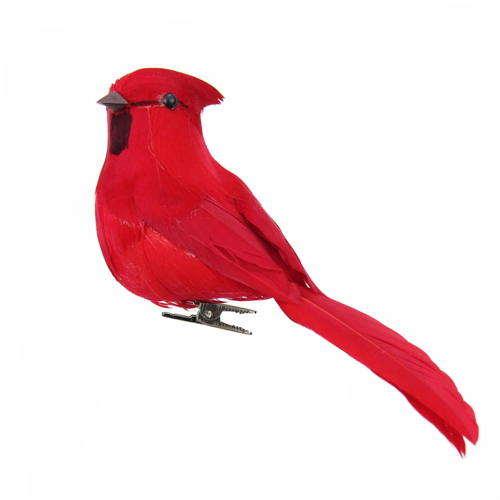 

Gift Feathered Art Animal Figurine Ornament Artificial Bird Wedding Decor DIY Craft Cute Foam Clip On Home Garden Realistic