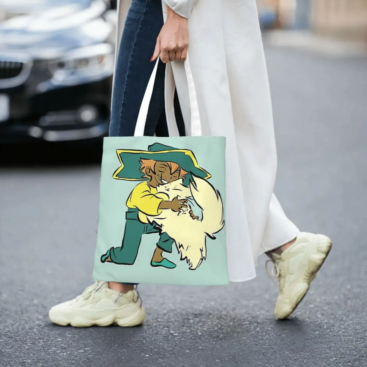Spiritfarer Women Canvas Handbag Large Capacity Shopper Bag Tote Bag withSmall Shoulder Bag