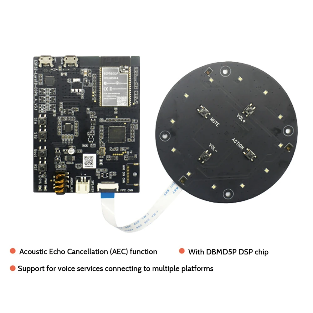 ESP32-LyraTD-DSPG плата разработки аудио с чипом DBMD5P DSP поддерживает голосовые услуги