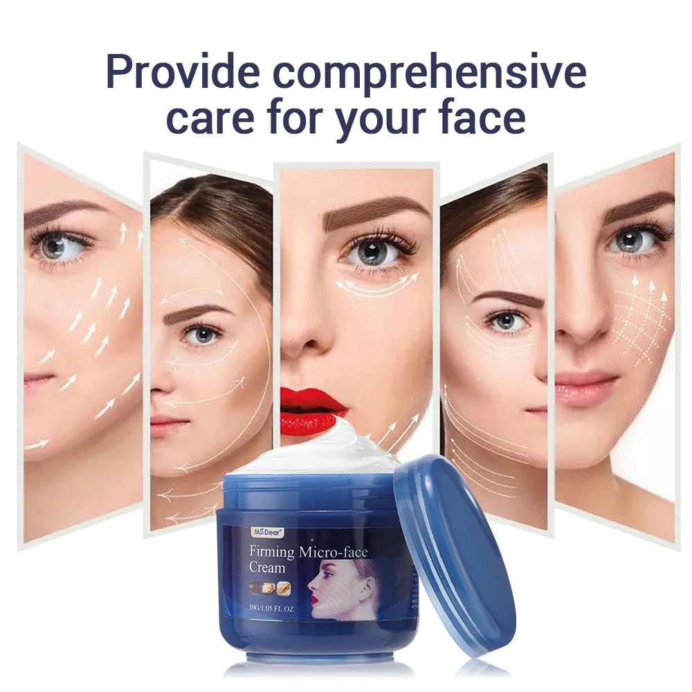 60 г укрепляющий микро-крем для лица увлажняет подтягивает кожу удаление двойного