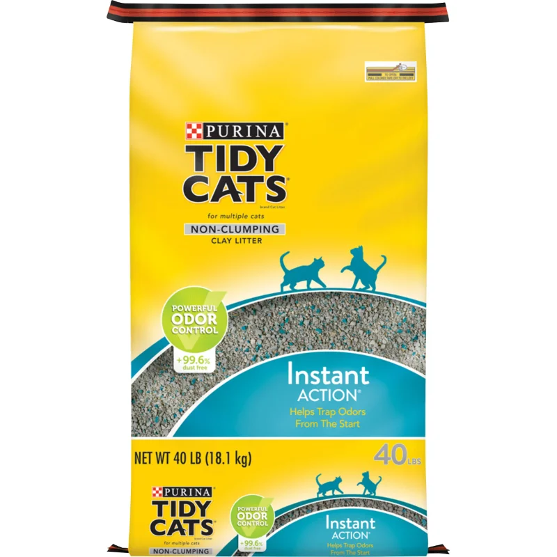 Purina Tidy Cats Non Clumping Cat Litter, Instant Action Low