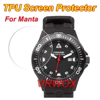 3pcs protector for cressi professional the manta diving watch film clear tpu nano screen guard accessories