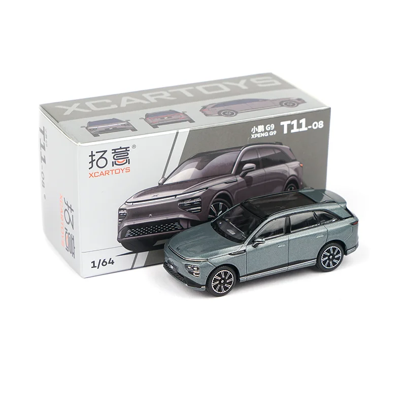 

Модель автомобиля XCARTOYS из сплава под давлением, масштаб 1/64, Xpeng G9, коллекционная сувенирная демонстрационная игрушка для автомобиля