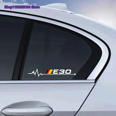 Наклейки на окна автомобиля для bmw E30 E34 E36 E39 E46 E60 E87 E90, 2 шт., автомобильные аксессуары