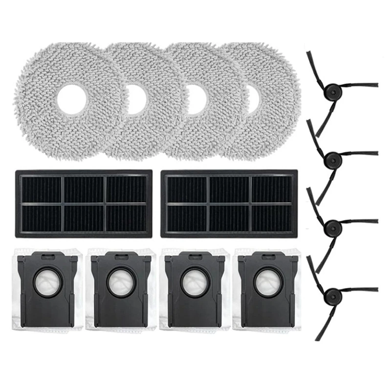 14 шт. для Dreame X40 Ultra/X40 Pro Ultra/S30 Ultra робот-пылесос запасные части боковая щетка фильтр