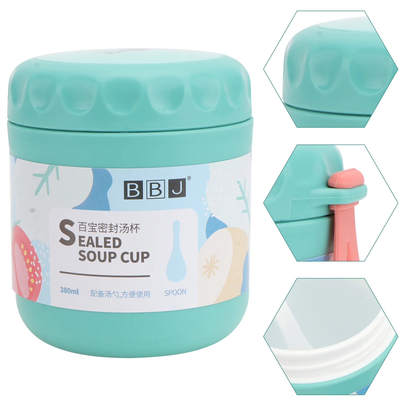 

Soup Cupjar Insulated Thermal Mug Lunch Container Flaskbreakfast Bowl Portable Leakproofhot Resisting Heat Bento Water Vacuum