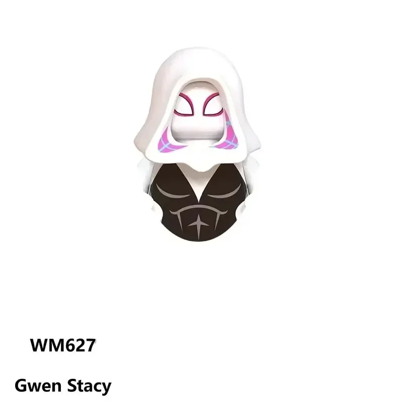 WM6052 Майлз Моралес Гвен Стейси строительные блоки герой аниме кирпичи куклы