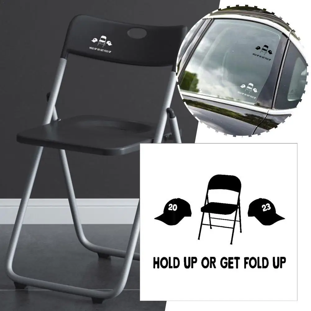 Stickers 8x8cm Riverfront Montgo Folding Chair Fight Car Laptop Stickers