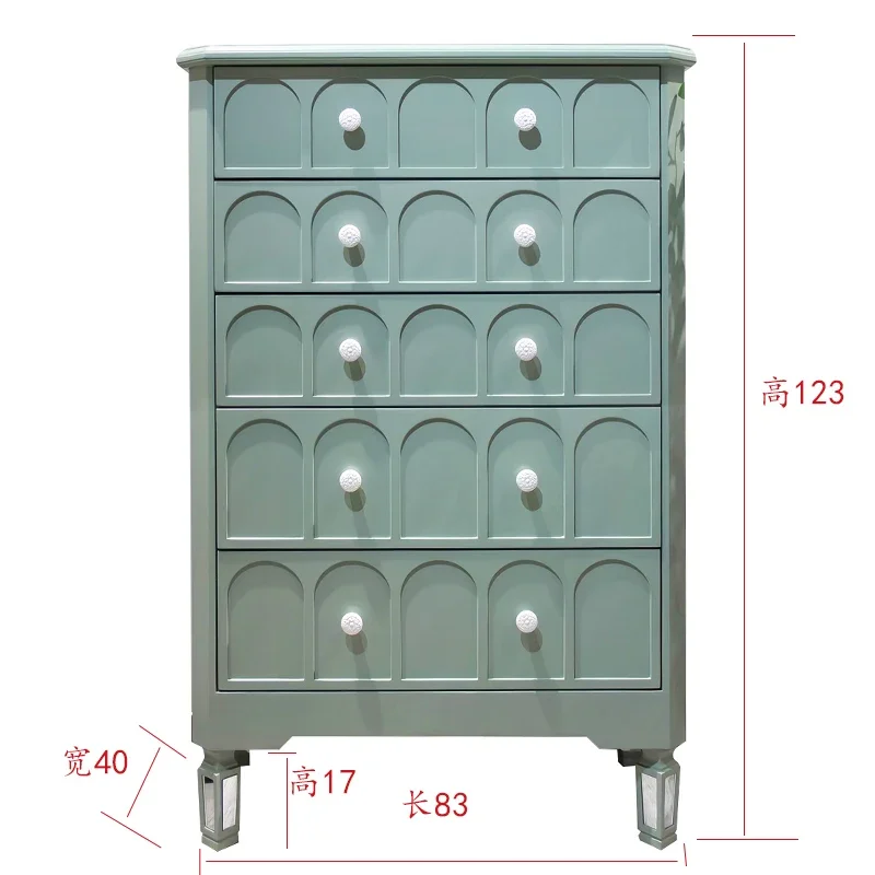 

ZL Chest of Drawers Bedroom Storage Cabinet Wall Cabinet Entrance Cabinet Glass Cabinet