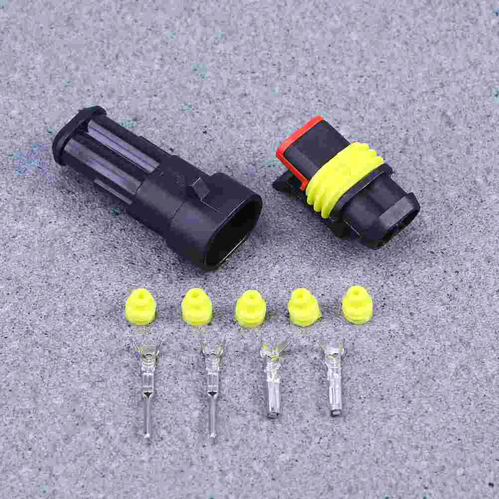 

5 Set Male Female Male Female Car Waterproof Electrical Connector Sealed Plug Male Female Car Waterproof Electrical Connector