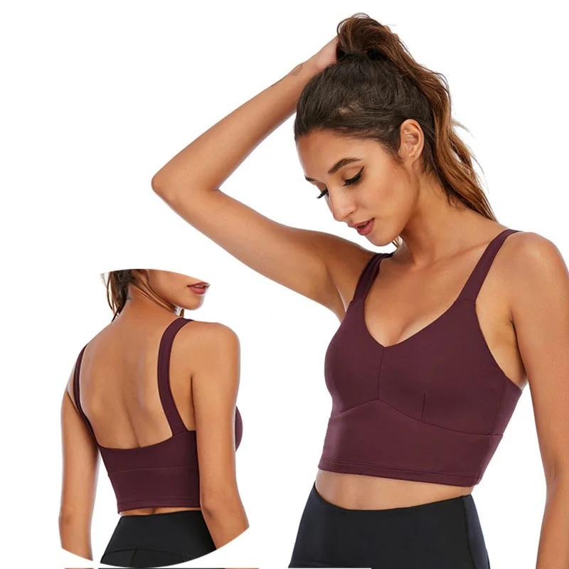 

Lulu Fashion New Sports Underwear Yoga Beauty Back Chest Pad Gather Stereotyped Sports Fitness Bra