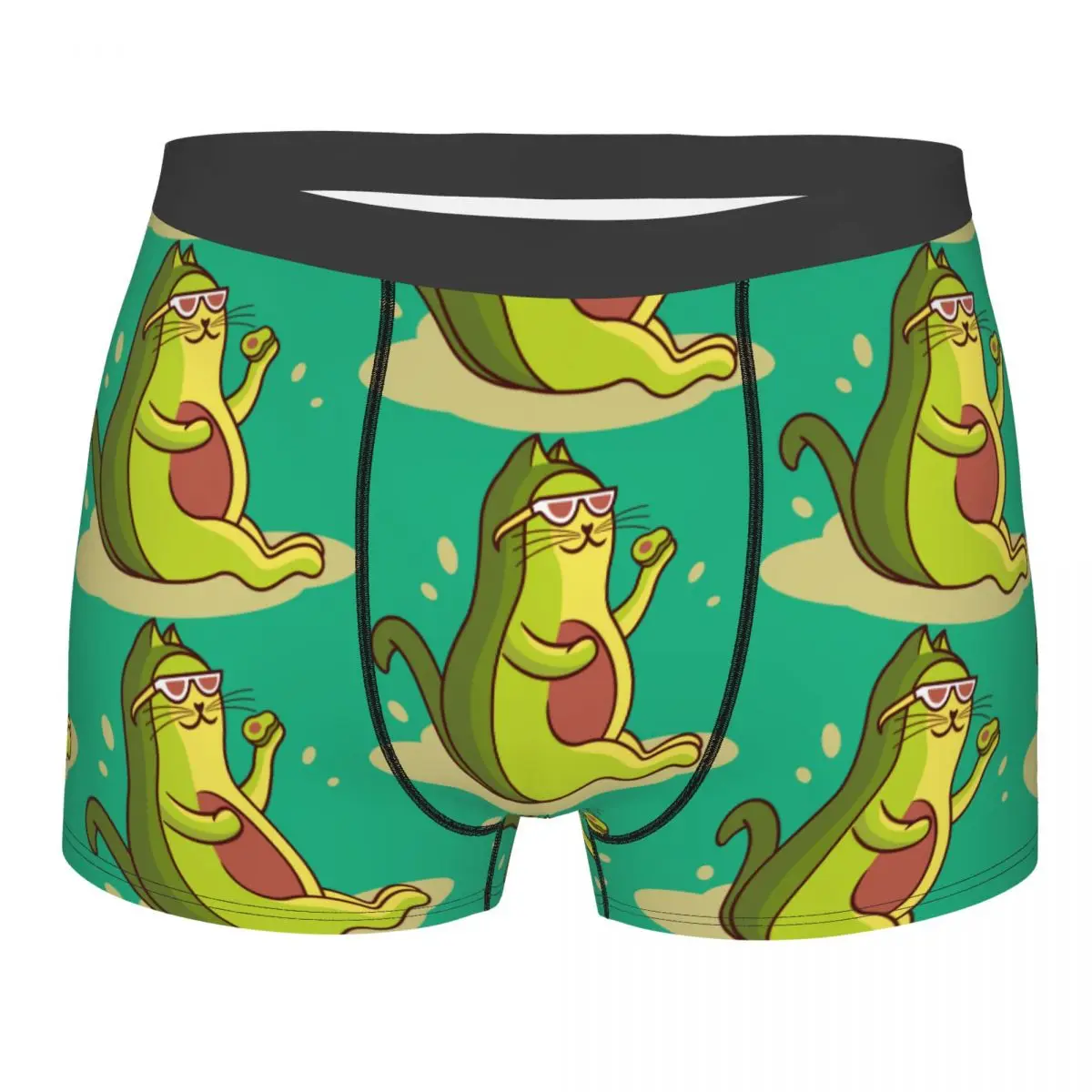 

Забавное Мужское нижнее белье с авокадо, кошка авокадо