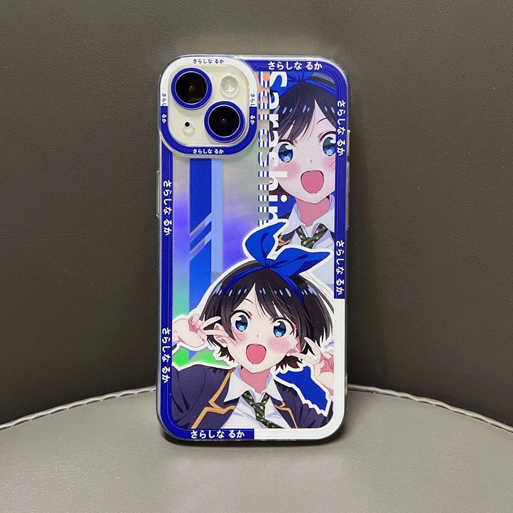 

Cute Sarashina Ruka Angle Eyes Phone Case For Iphone 14 13 12 11 Pro Max 7 8 Plus Mini Xs Xr X Se Rent A Girlfriend Anime Funda