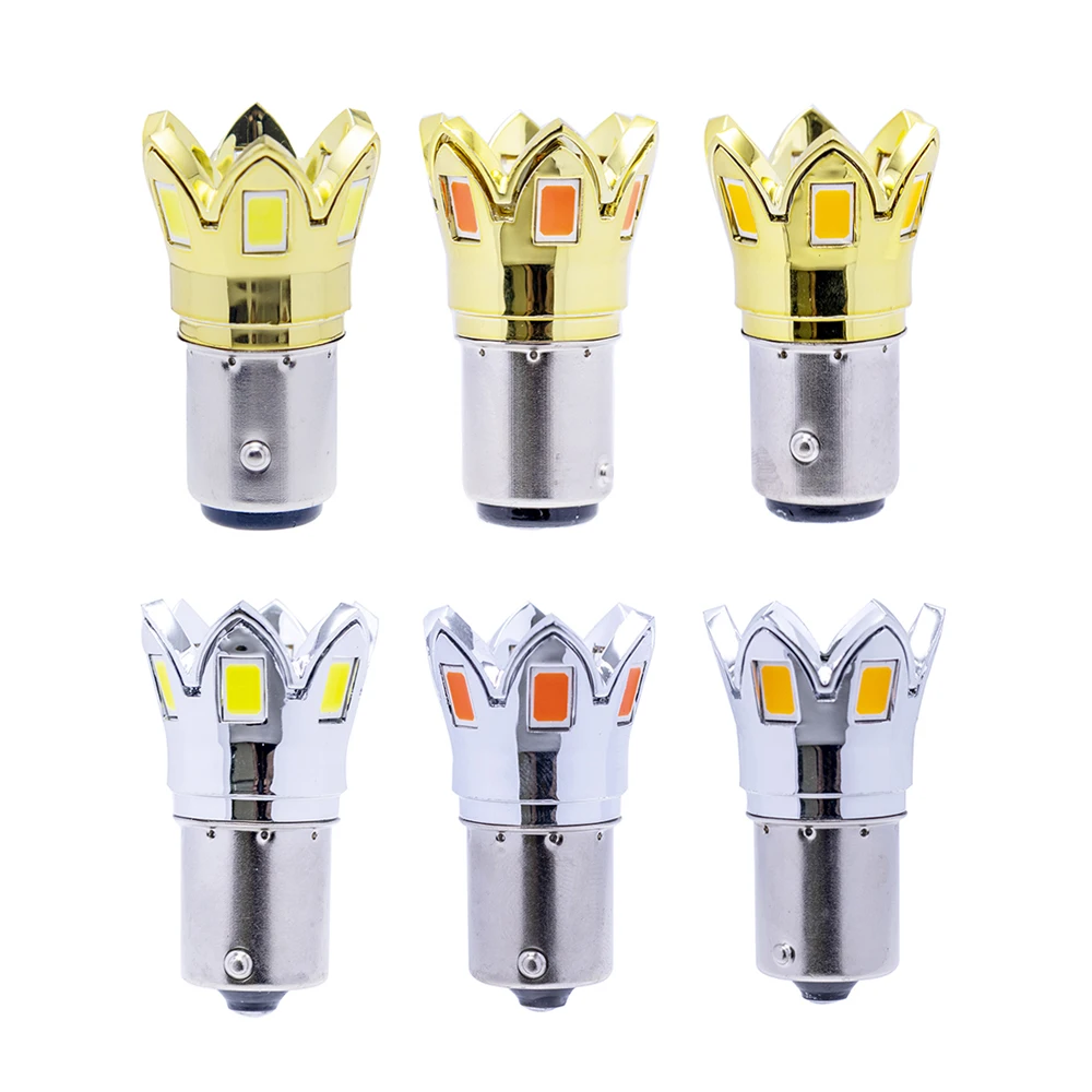 

1 шт., автомобильная светодиодная лампа P21W 1156 BA15S 1157 BAY15D 4060SMD