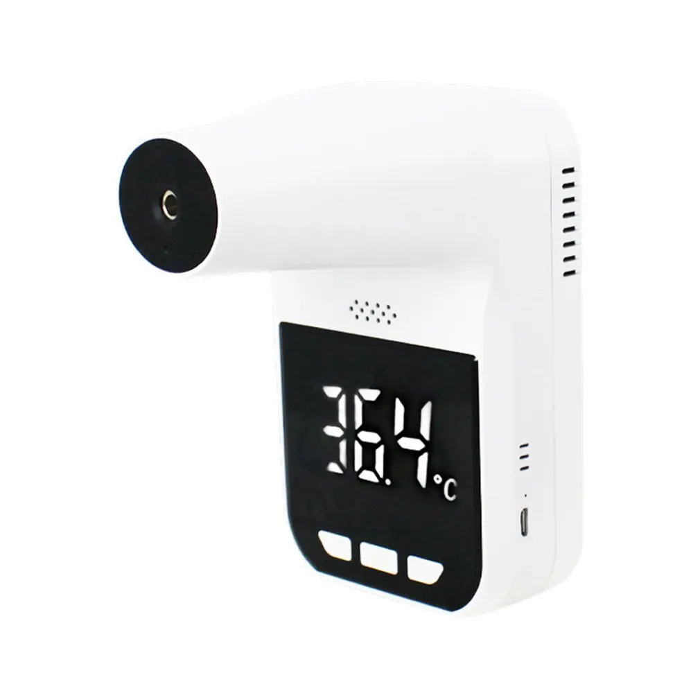 

Инфракрасный термометр со светодиодный ным дисплеем, автоматический индукционный Бесконтактный настенный цифровой мини-термометр HK6plus