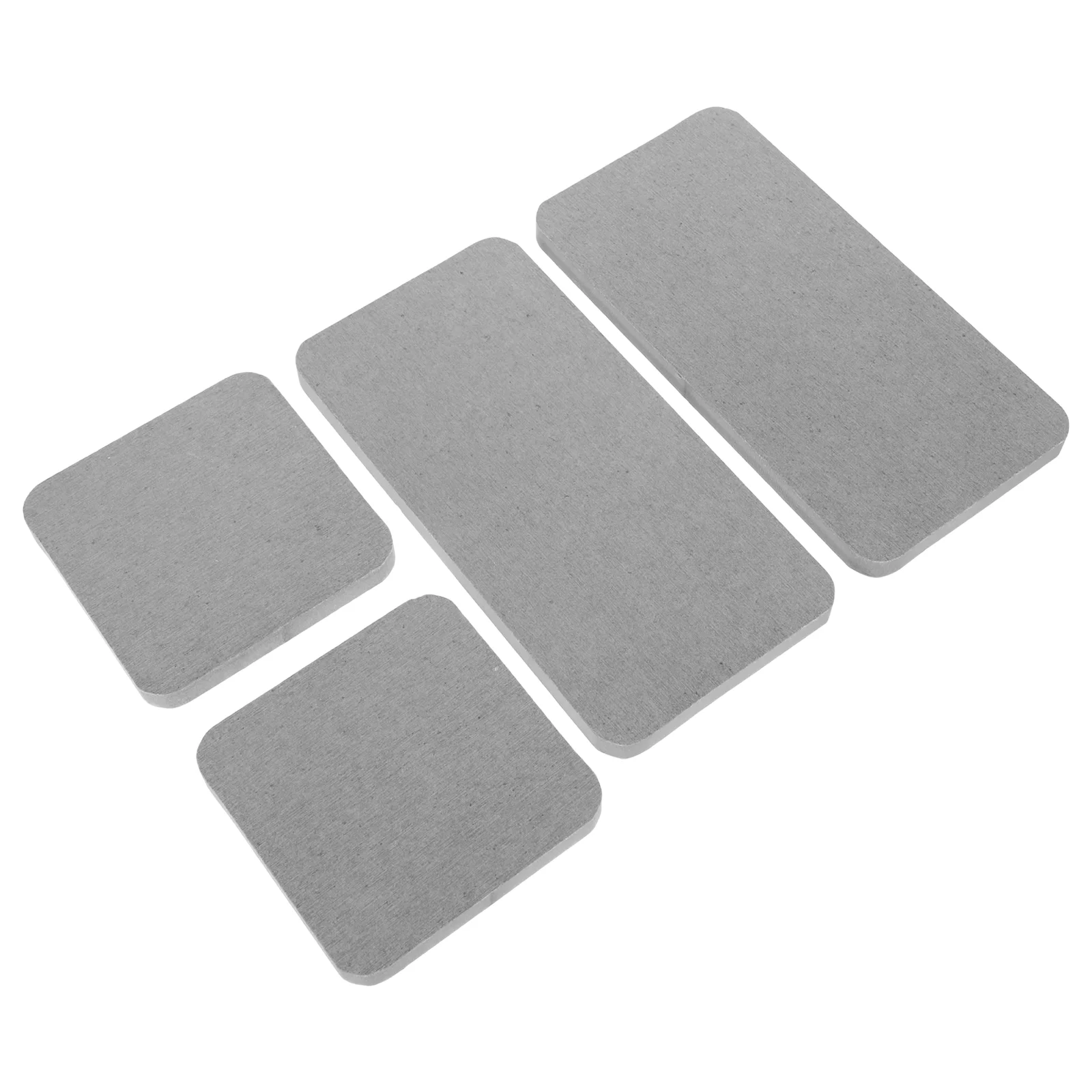 

4 Pcs Desktop Absorbent Coaster Coasters Drinks Diatomite Mat Soap Pad Mud Cup Cushion Bathroom Countertop Holder