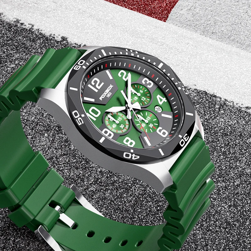 

LIGE Men Watches Fshion Luxury Business Man Wristwatch Silicone Waterproof Luminous Chronograph Casual Quartz Watch For Men Date