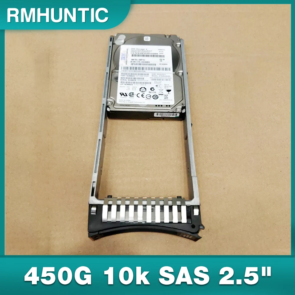 

Для жесткого диска IBM DS8000 DS8700 45W7731 45W7454 450G 10k SAS 2,5"
