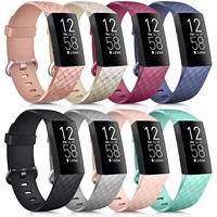silicone strap bands for fitbit charge 4 fitbit charge 3 se bracelet replacement wristbands for charge 4 smartwatch accessories