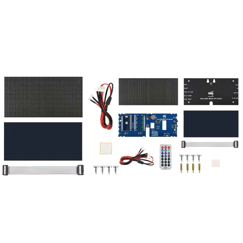 

Waveshare For Raspberry Pi Pico RGB LED 64X32 Dot Matrix Display Full Color Brightness Adjustable