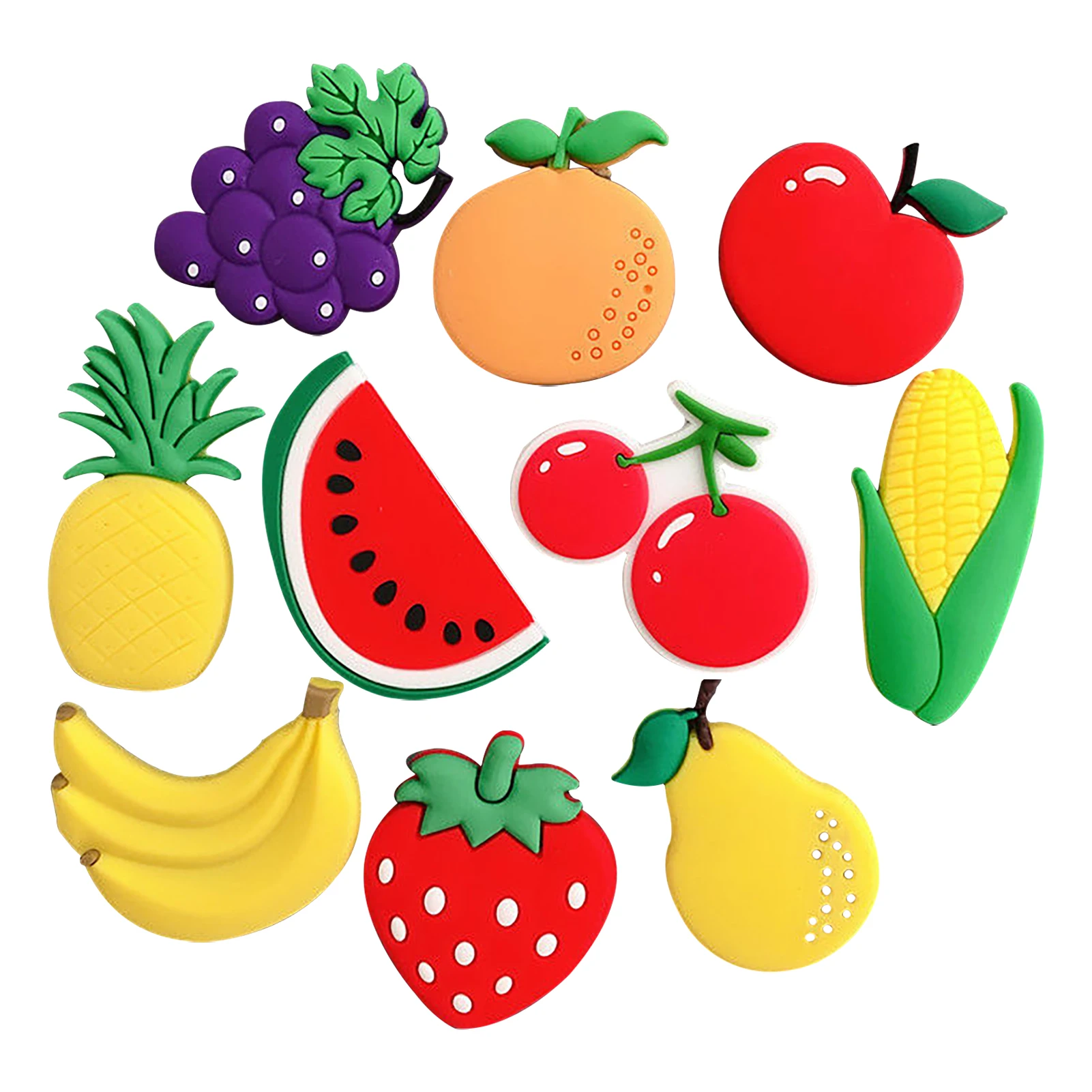 

10pcs Fridge Cartoon Magnets Preschool Learning Environmentally Collection For Children Home Decoration Cabinets Widely Used