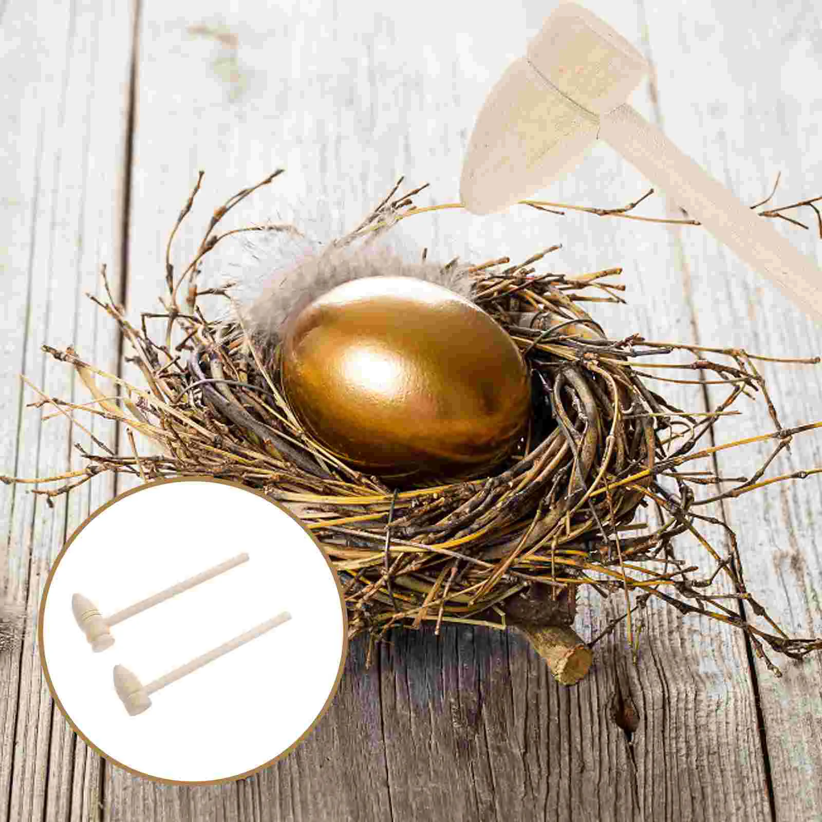 

20pcs Wooden Hammers Lobster Mallets for Lobster Lobster Mallets for Cracking Shellfish Seafood Tool