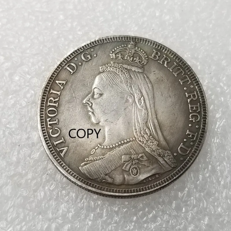 

British 1887 Commemorative Collector Coin Gift Lucky Challenge Coin COPY COIN