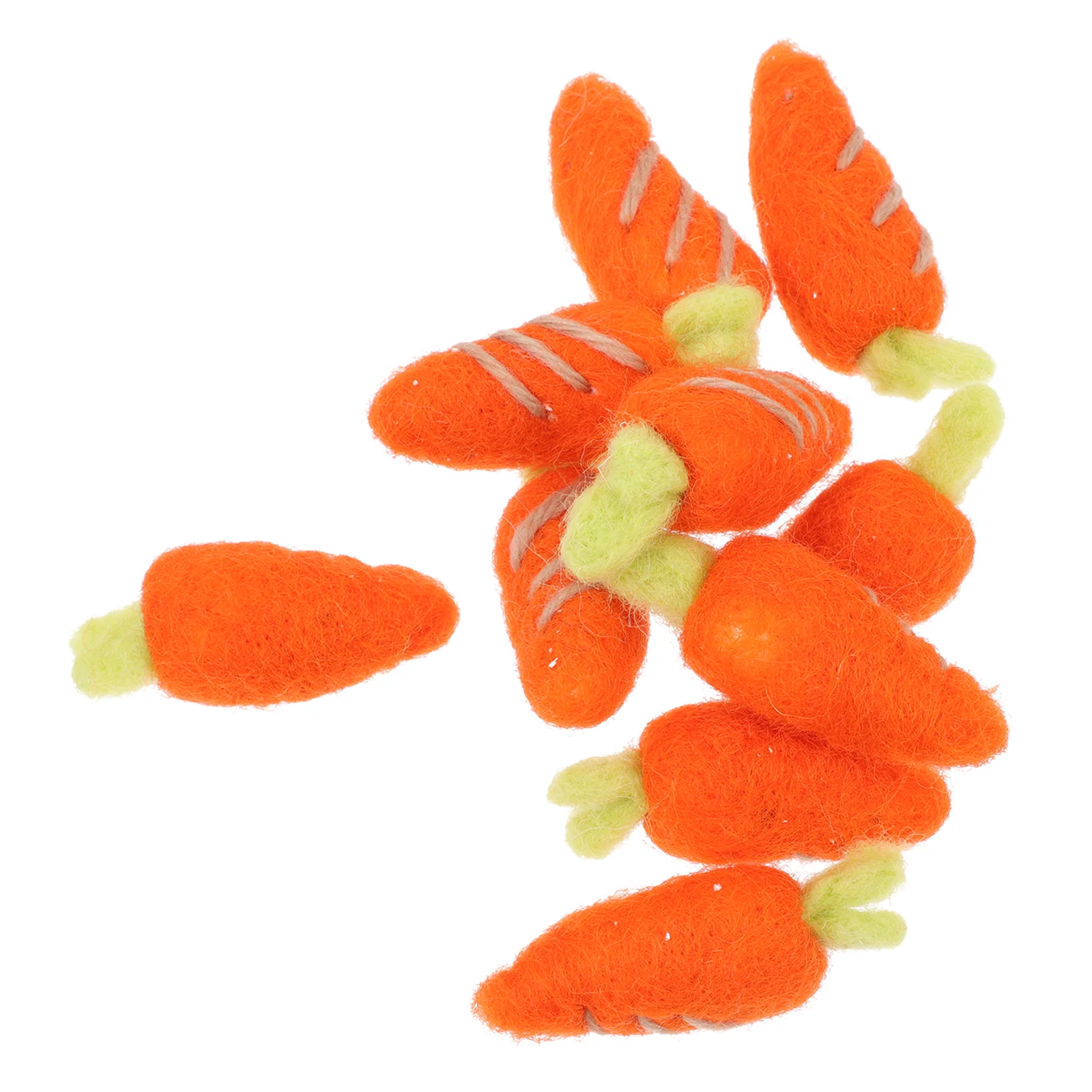 

Carrot Felt Diy Wool Decor Easter Hanging Felting Brooch Charm Clothing Ornaments Needle Pom Material Pin Hair Buttons Gifts