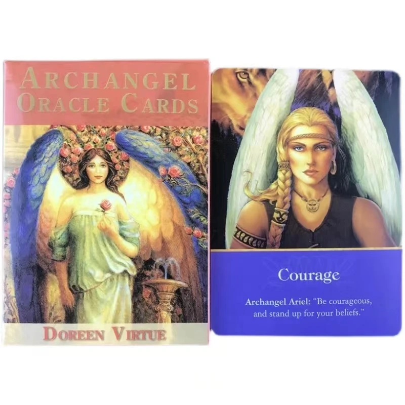 

New Spanish Card Deck Archangel Oracle Cards Oracle Ask And Know the Mythic Fate Divination For Fortune Games Famliy Tarot Cards