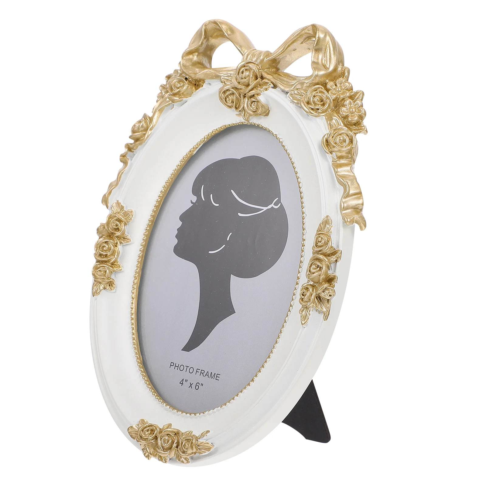 

1Pc Photo Frame Desktop Tabletop Vintage Resin Decoration Gift Ornament Picture Frame