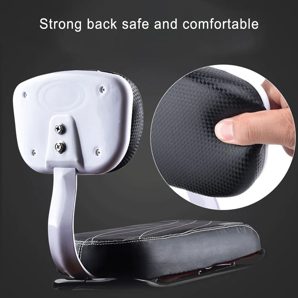 

Bicycle Rear Saddle BicycleSeat With Back Rest Bike Child Seat Cushion Rear Shelf Thickened Saddle Accessories