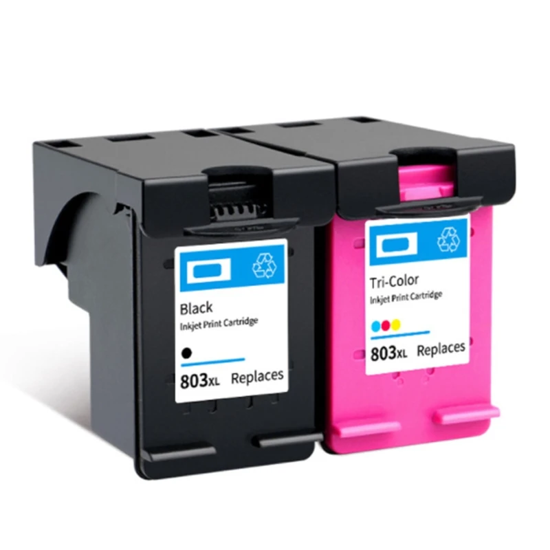 

HXBE 803xl Ink Cartridge For hp803XL 803 Compatible with HP 1112 2132 1110 2130 2621 2623 Deskjet Inkjet Printer