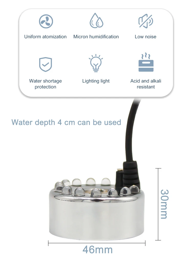 Новинка 2024 светодиодная мини-тыква фотовспышка водяной фонтан пруд туманная