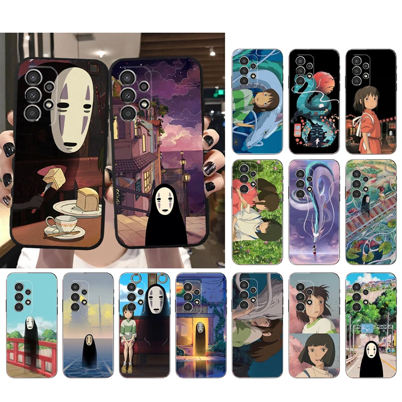 

Spirited away Black no face Phone Case for Samsung Galaxy A73 A13 A22 A32 A71 A33 A52 A53 A72 A73 A51 A31 A23 A34 A54 A52