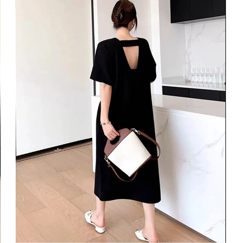 Модные летние платья для женщин новинка 2023 года длинное платье выше колена