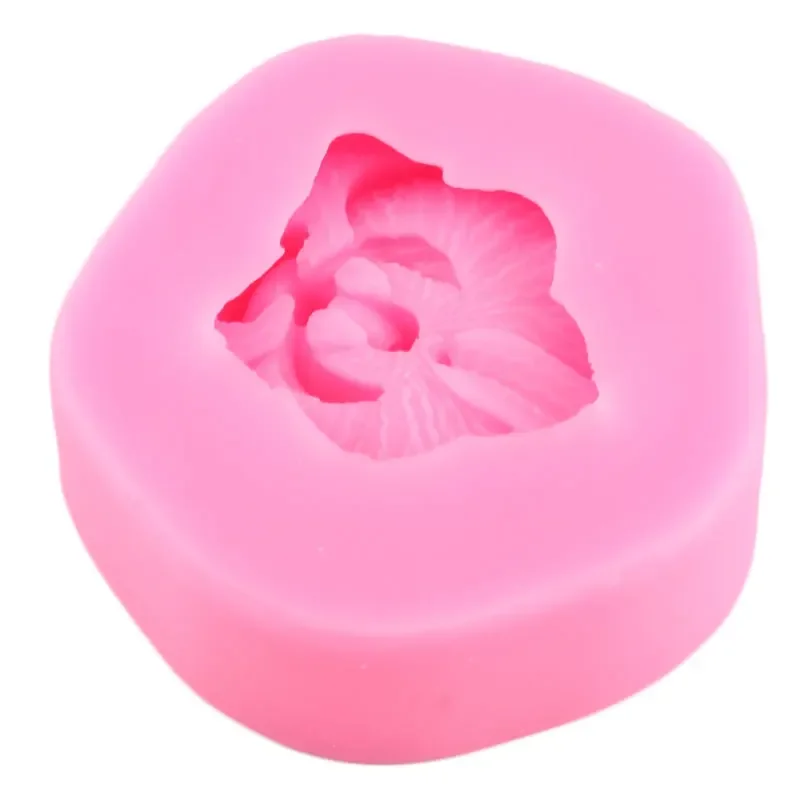 3D имитация орхидеи силиконовая форма роза цветок помадка фаленопсис свеча Мыло