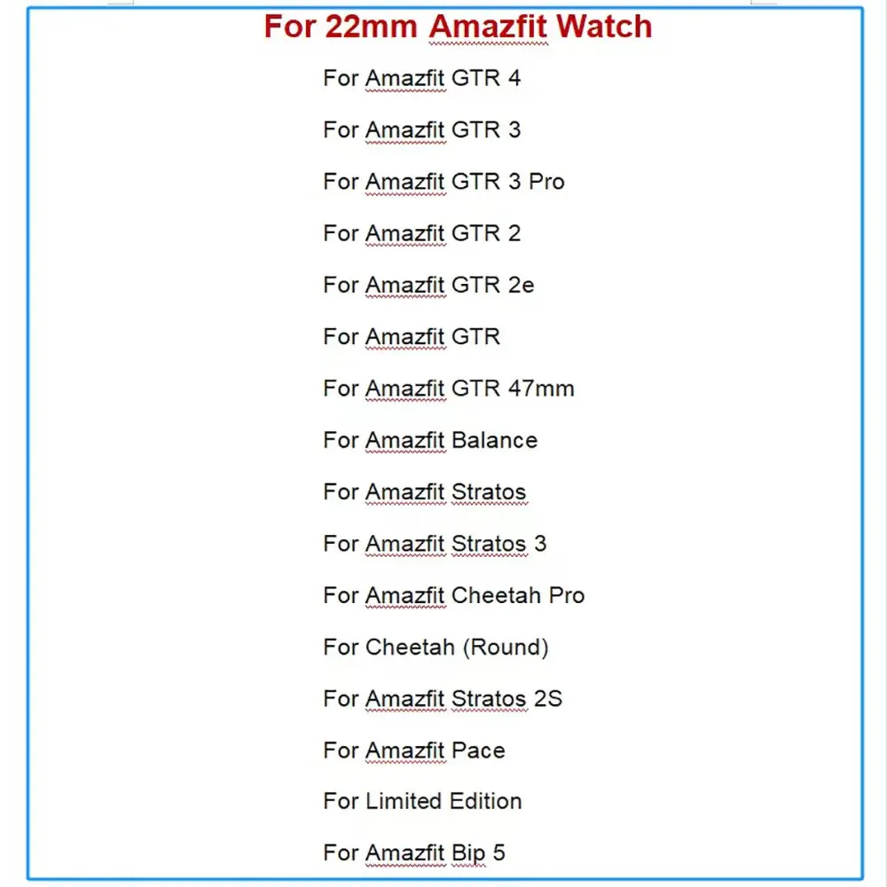 Силиконовый Ремешок Для Часов Huami Amazfit Balance Cheetah Pro Round Bip 5 GTR4 Спортивные Браслеты 22