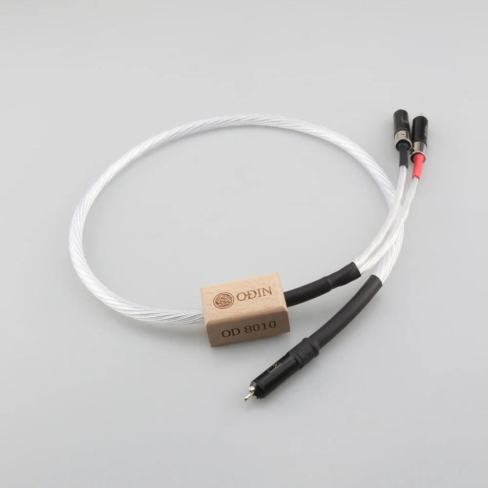 

Hot Sale Hi-End Odin Cable One RCA to Two RCAs Interconnect Single Line Audio Cable RCA Splitter Cable HIFI