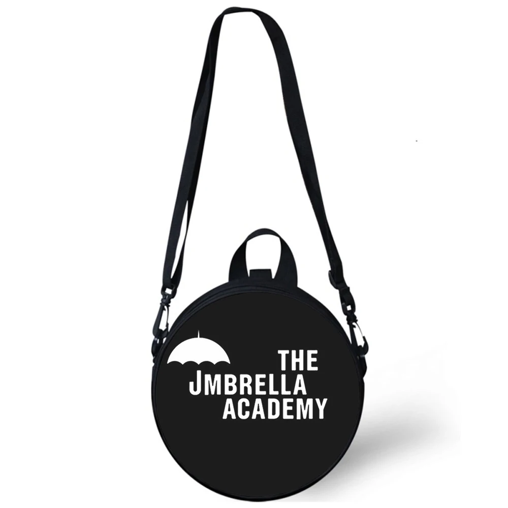 The Umbrella Academy Child kindergarten Bag 3D Print Crossbody Shoulder Bags For School Women Mini Round Bagpacks Rugtas Bag