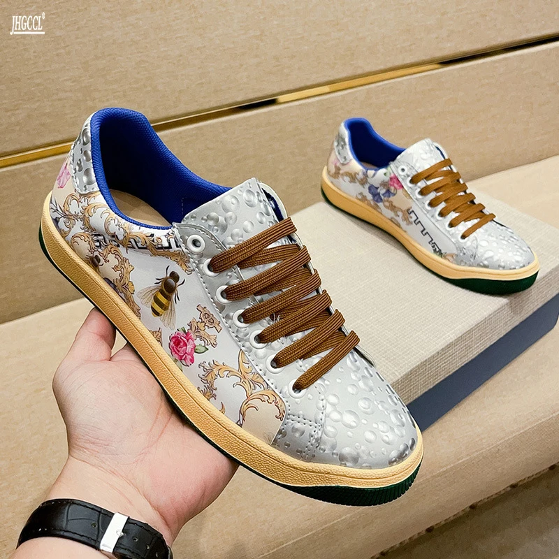 Новая мужская обувь элитная спортивная мужские кожаные дышащие туфли для доски