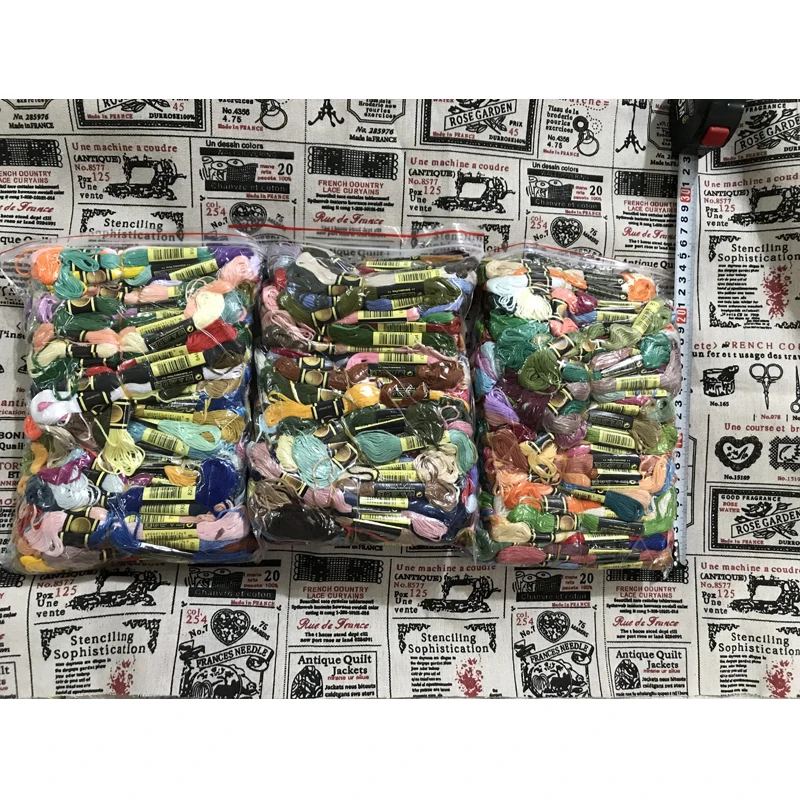 Выберите 1 шт./цвет Φ номер в общей сложности 447 мотков нить ваши цвета вышивка