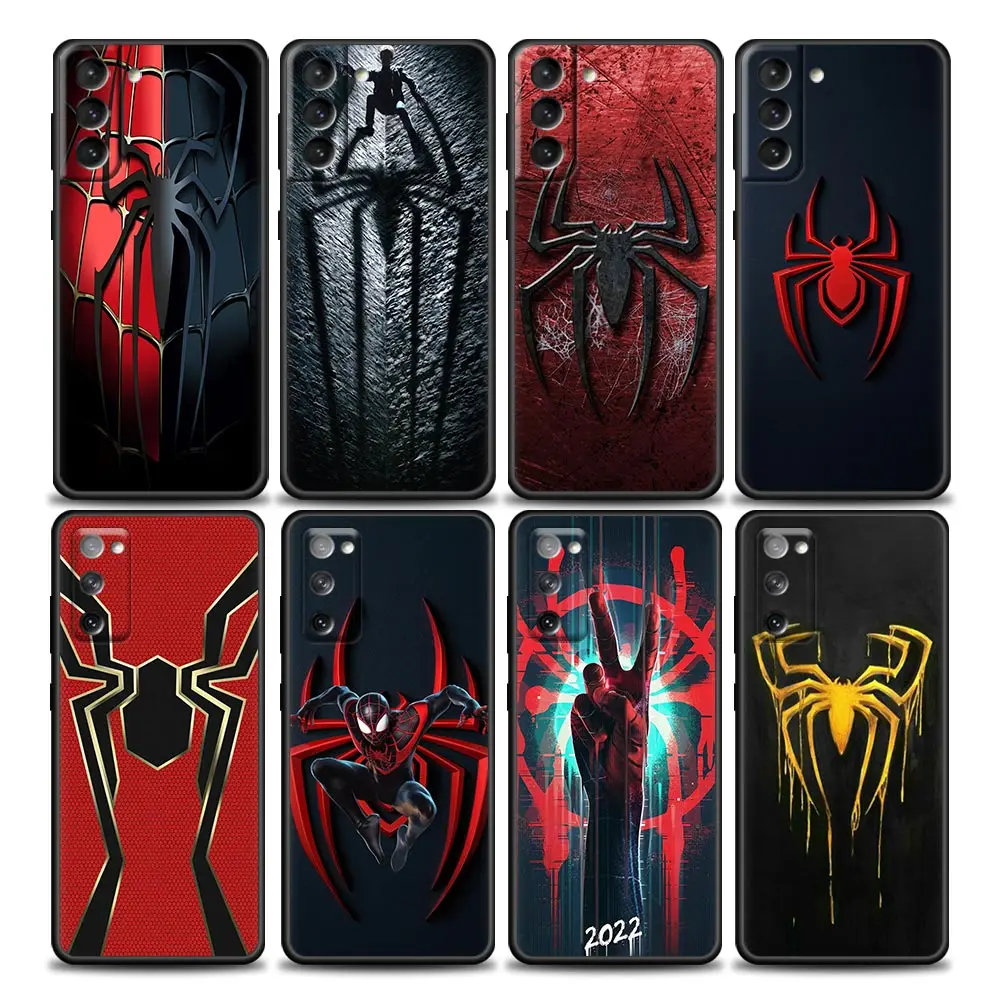 

Spaiderman Logo Phone Case for Samsung Galaxy S7 S8 S9 S10e S21 S20 Fe Plus Ultra 5G Soft Silicone