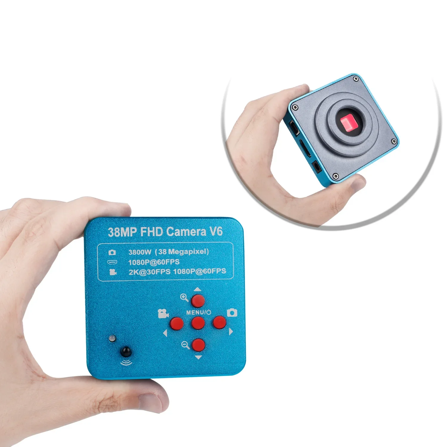 Video Microscoop 38MP Usb Industriële Camera 1080P 60FPS 130X C-Mount Lens Led Licht Voor Reparatie Solderen чип