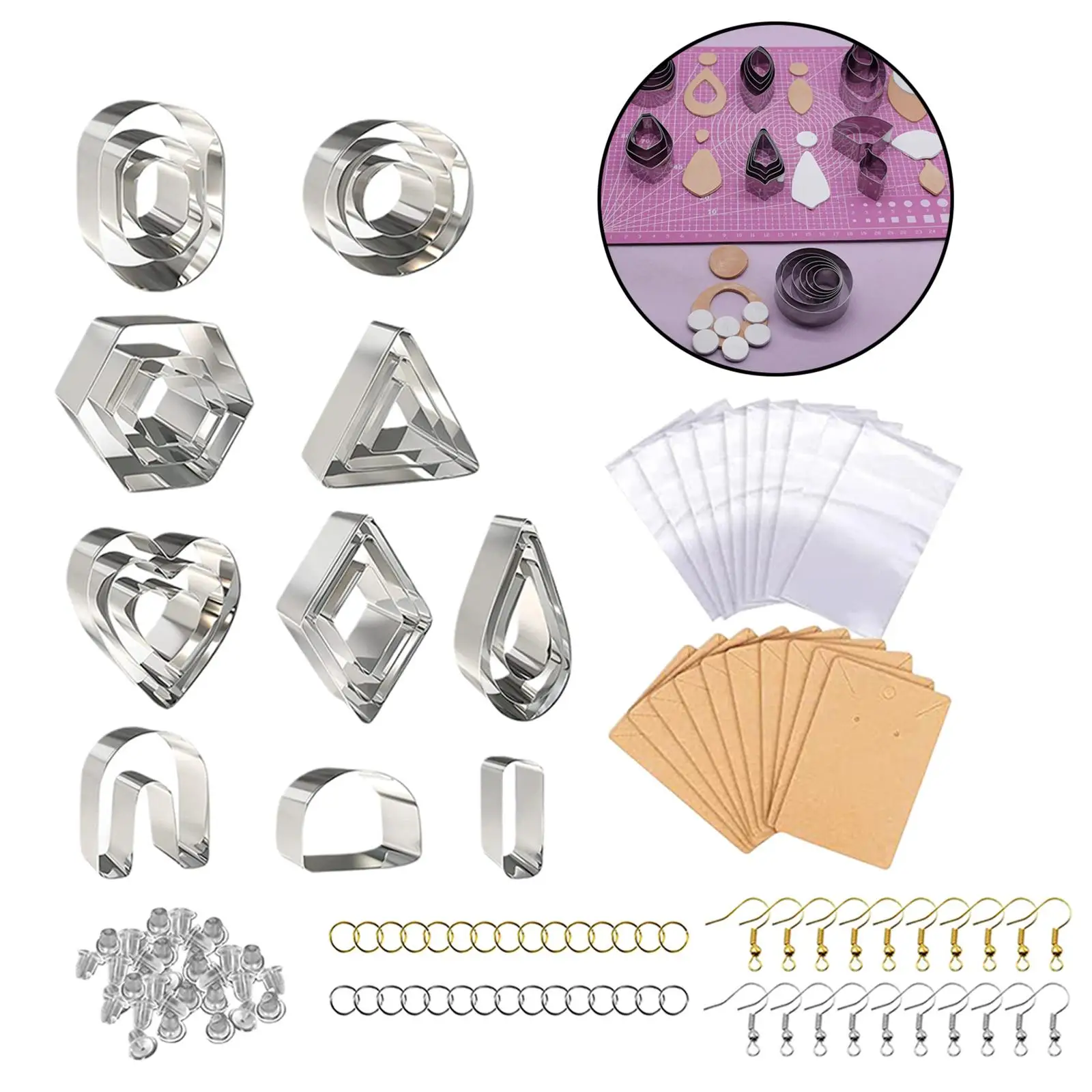 

Earring Cutting Mold Handmade Baking Mould for Pastry Jewelry Making Cake